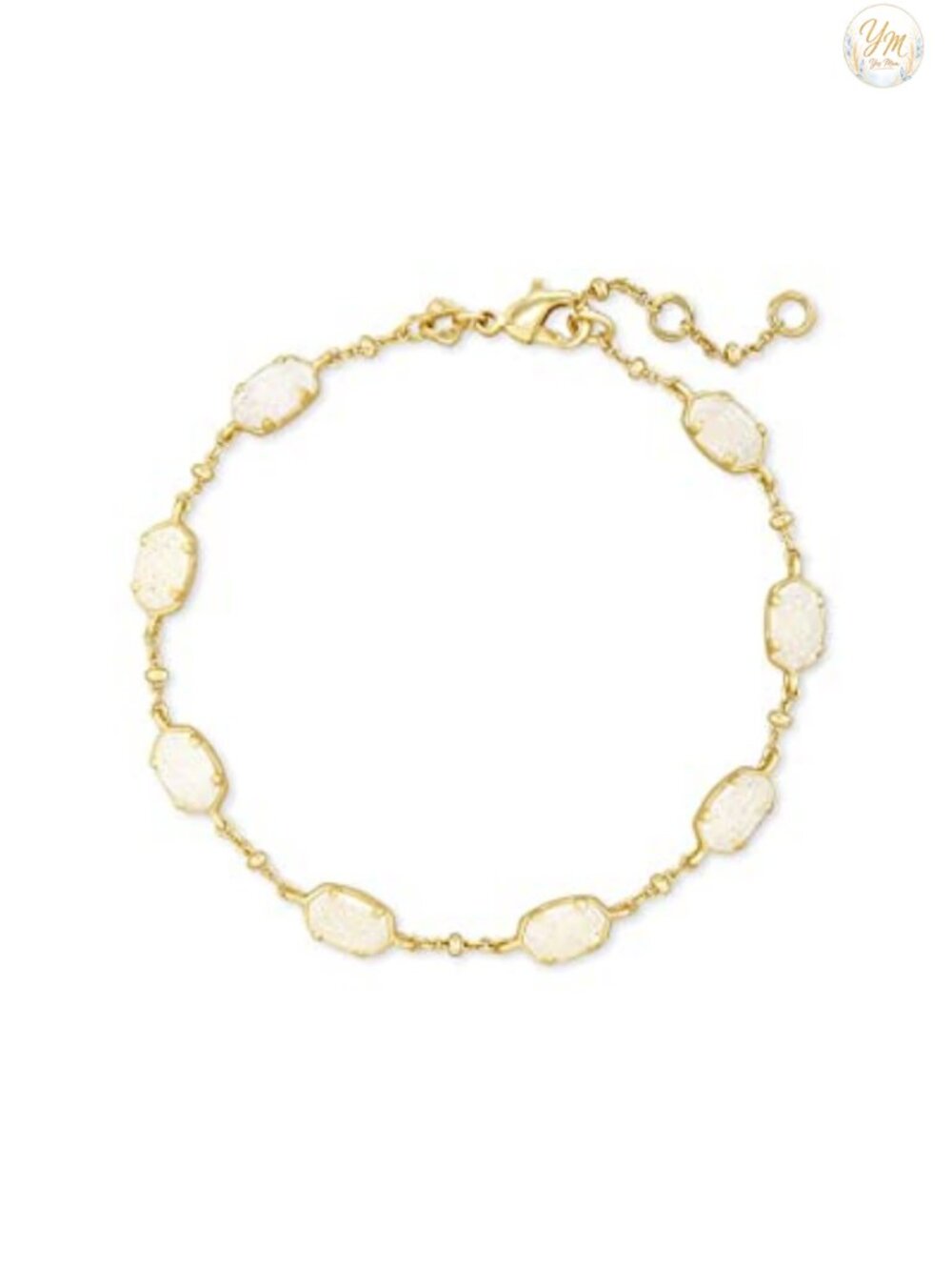 Kendra Scott Emilie Link Bracelet Women Gold Plated Brass Chain